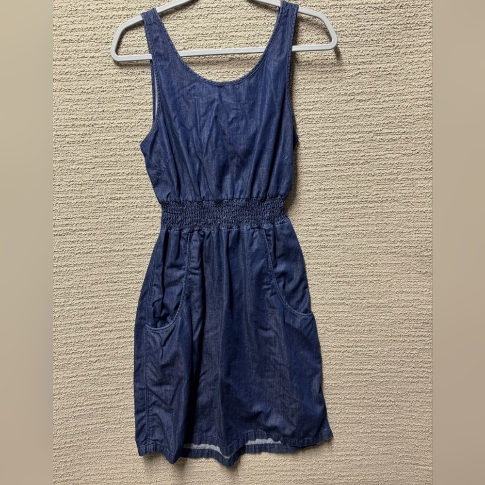 GAP 1969 Tie Back Sleeveless Cutout   dress L